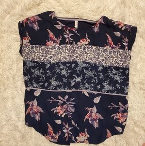 Cap sleep floral top